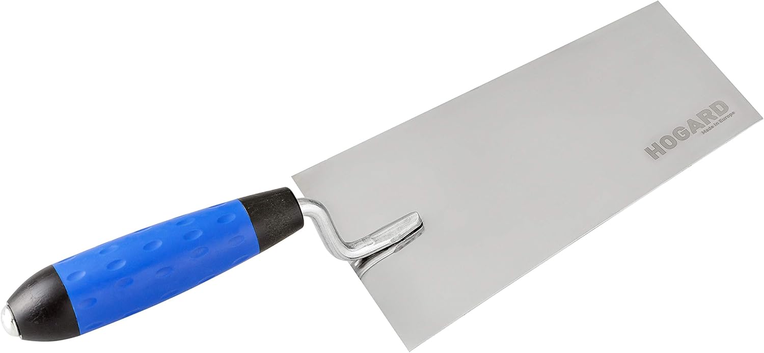 HOGARD Premium Paleta de Albañil de Acero Inoxidable con Mango Ergonómico, Made in EU, 140 mm (5.5 inch)
