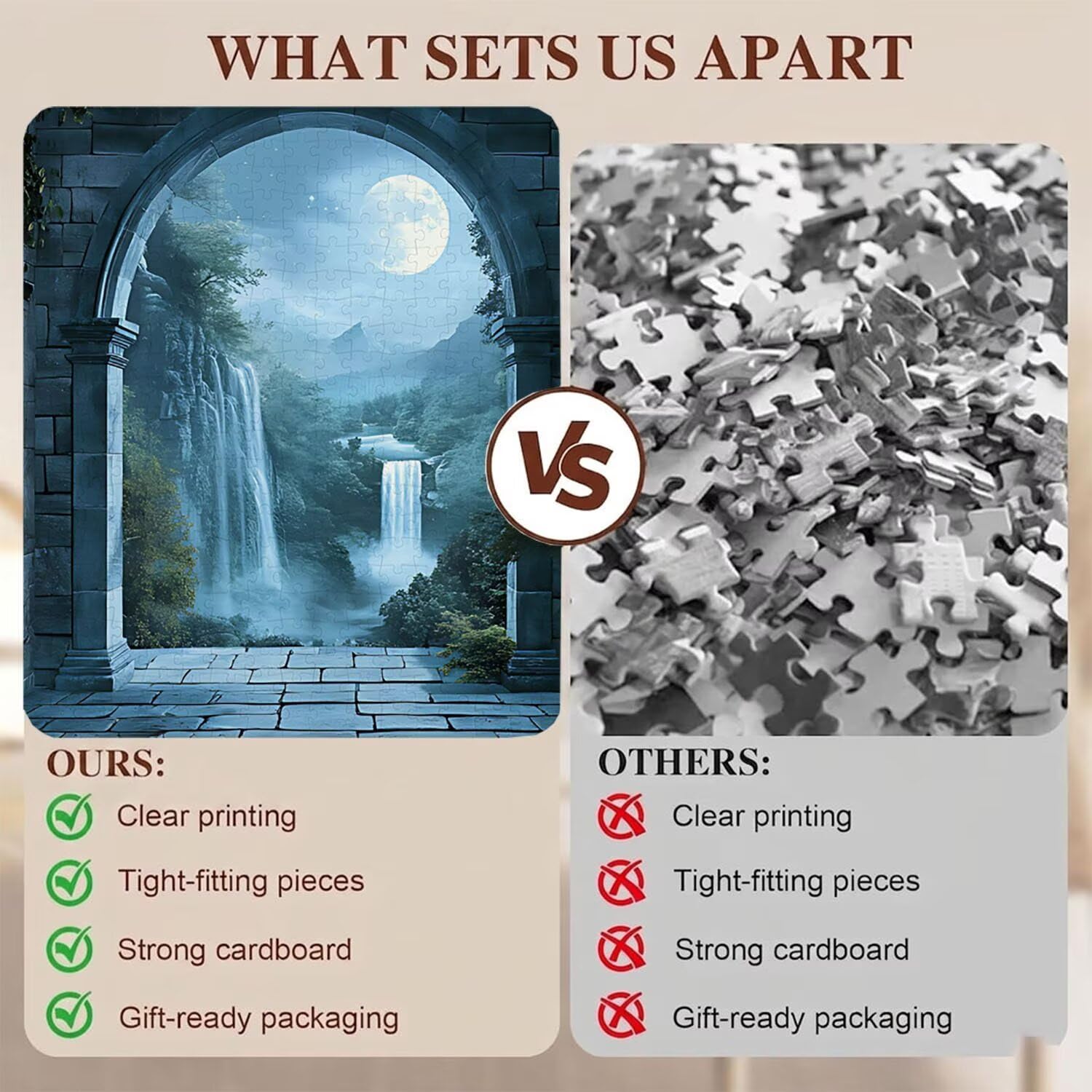 Puzzle 4000 Pezzi Classici, Puzzle paesaggio architettura 141 x 87 cm, Gioco Educativo e Antistress in Legno con Poster Incluso, Ttività DIY per Famiglia, Regalo per Appassionati, Decor Parete, f0-508