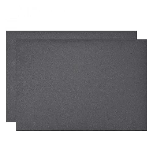 Miniatura 4 de uxcell Hojas de lijado de 500 granos de 9 x 11 pulgadas, papel de lija de carburo de silicio seco húmedo para muebles de madera, pulido de metal, 10