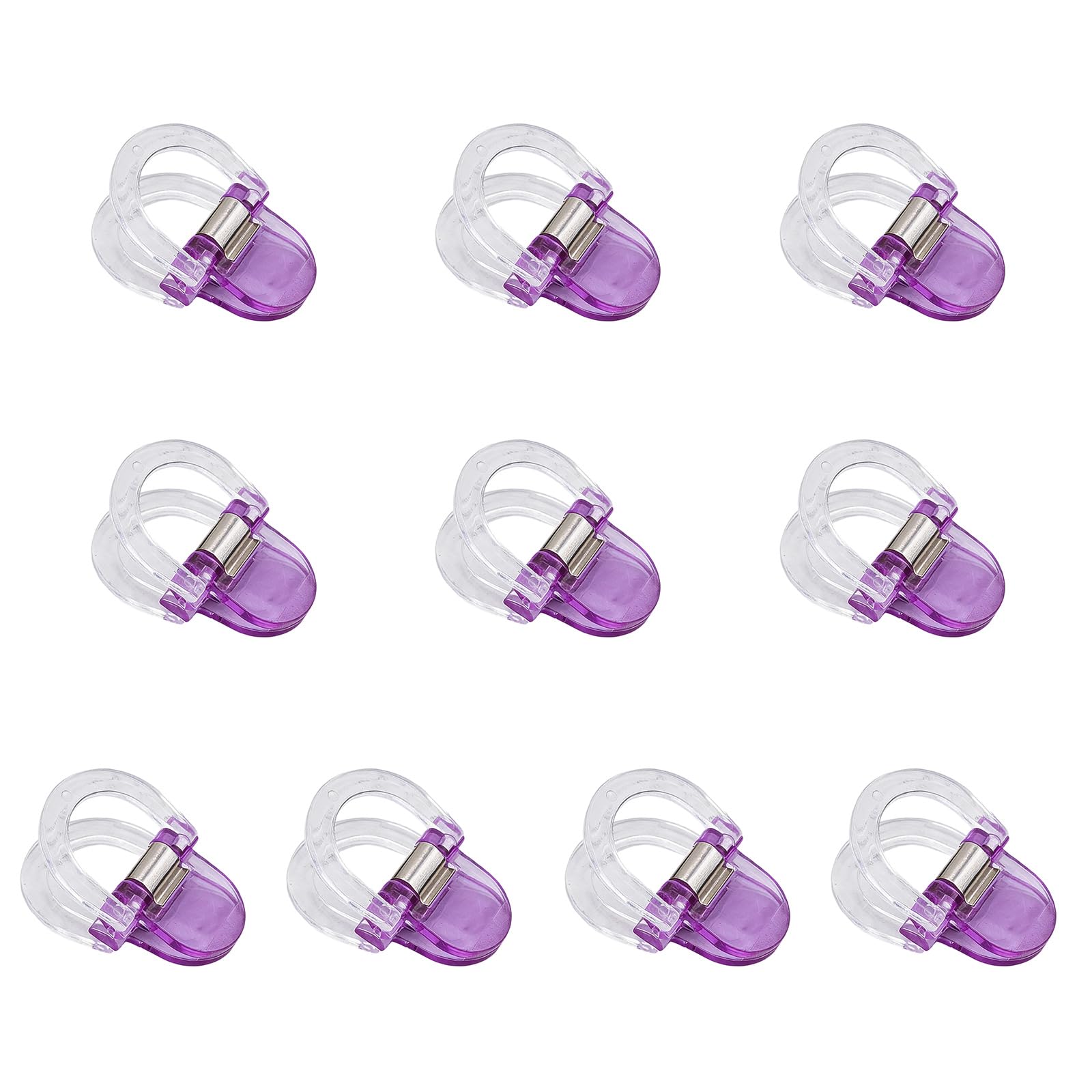 Ekoama 10Pcs Acrylic Pants Shortener Clasps Trouser Length Clamp For Pants Length Clothing Repair Project