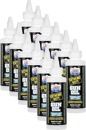 Lucas Oil 10877-12 Extreme Duty Gun Oil (Case 12 x 4oz.), 1 Pack