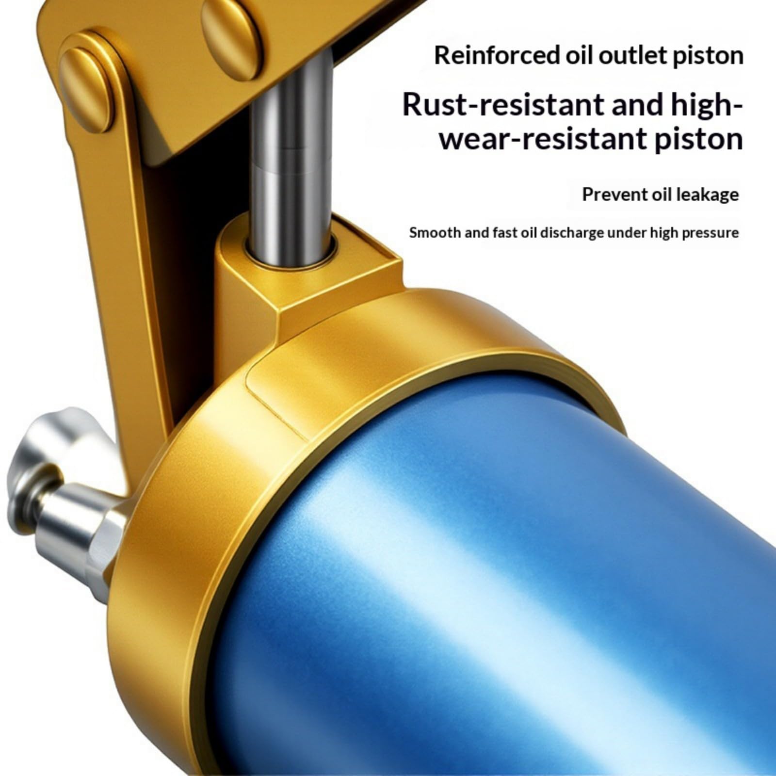 Aceite de aluminio fuerte con puerta de control de precisión para equipos pesados, mantenimiento manual de motocicletas, grasa de aluminio resistente, lubricación profesional, alta presión