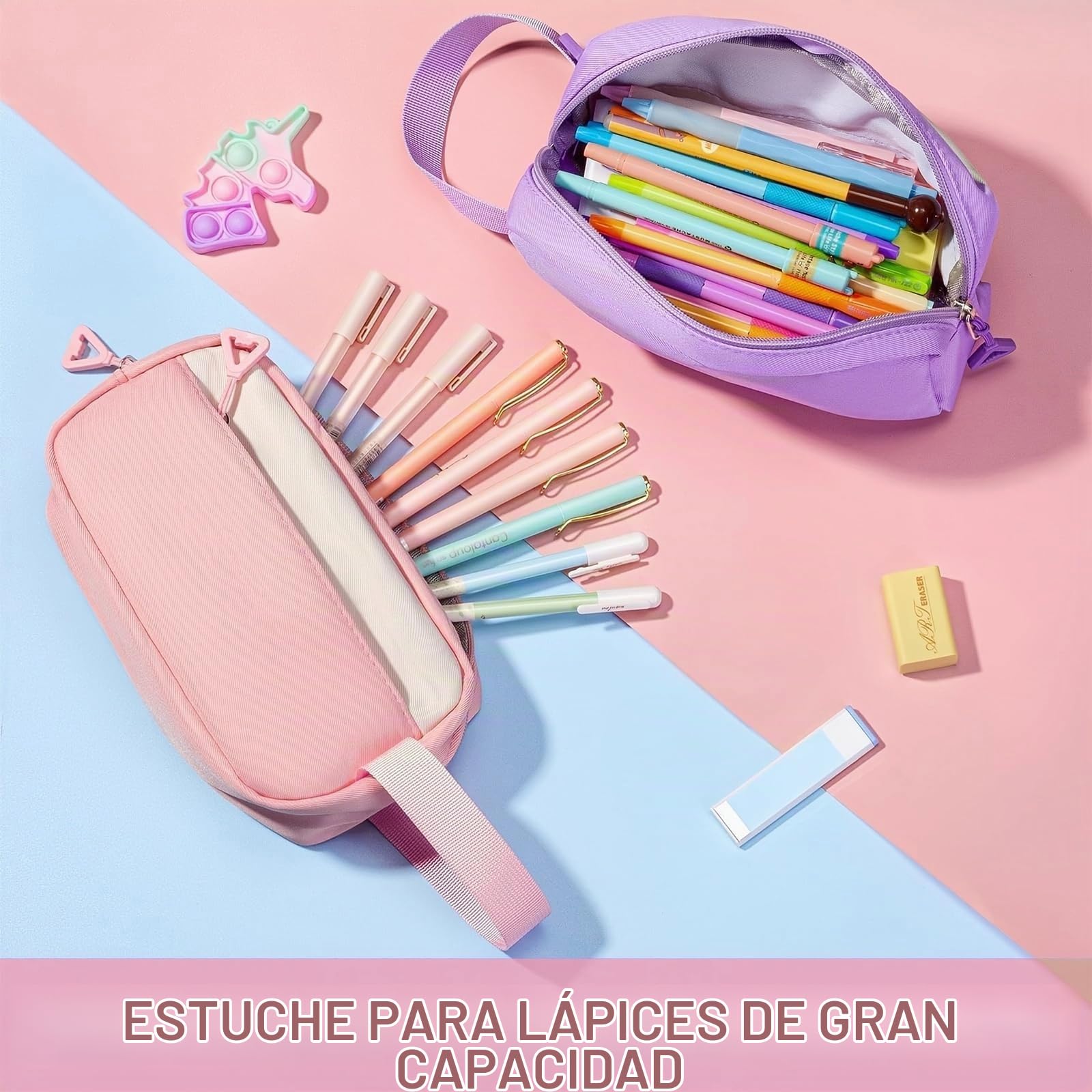 Amythe Set Mochila Niña 3°-7° para Escuela
