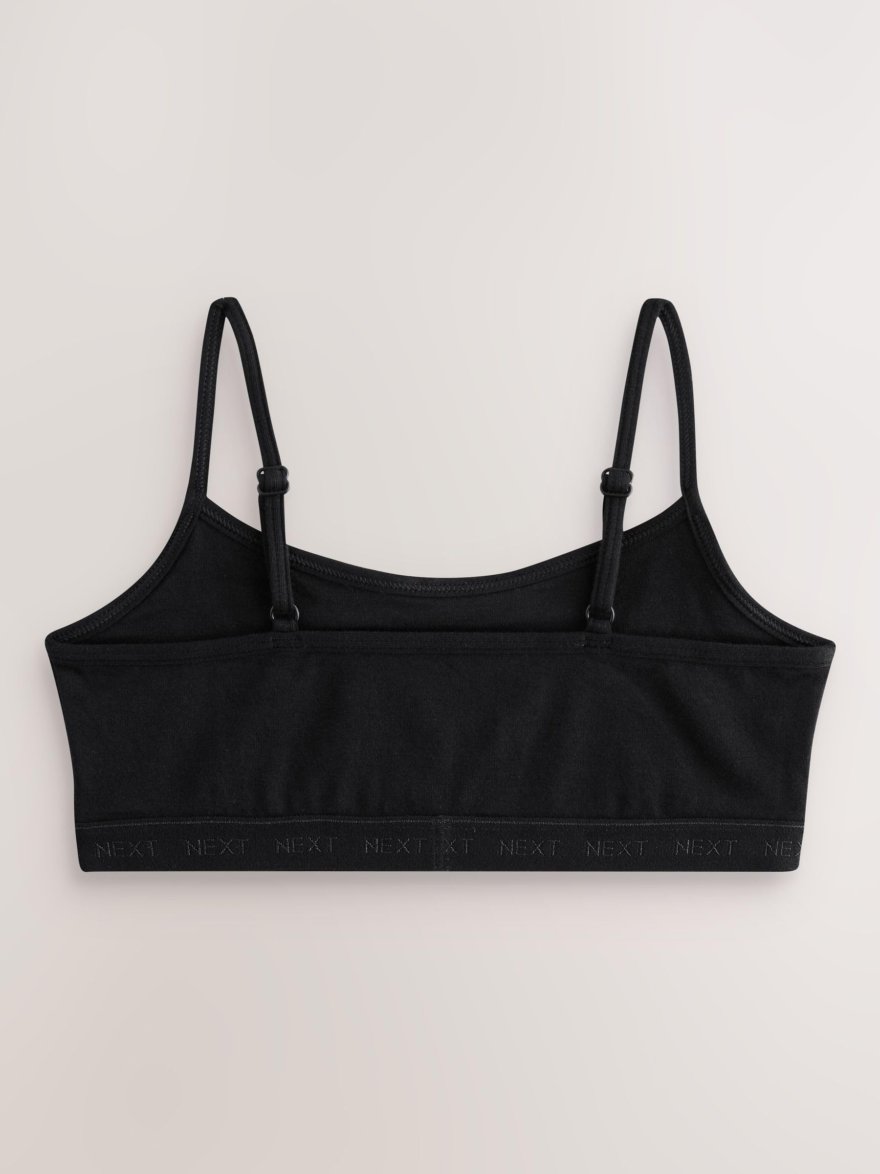 NEXT Mädchen 3er-Pack verkürzte Trägertops Schwarz Numeric_164-numeric_170
