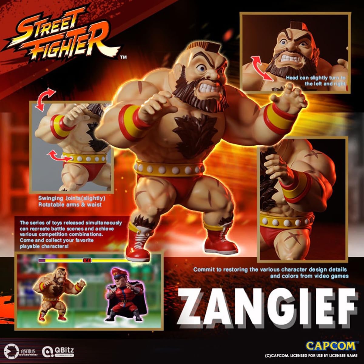 Amazon | HiPlay Asmus Toys ストリートファイター ザンゲフ Zangief