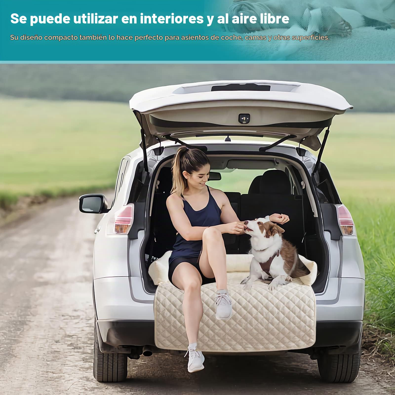 PETCUTE Sofá para Perros Grande y Mediano,Protección para Sofá,Antiestres Cama para Perro de Felpa Suave,Lavable Cojín para Sofá para Mascotas,Colchón para Perros con Fondo Antideslizante,75 * 120cm