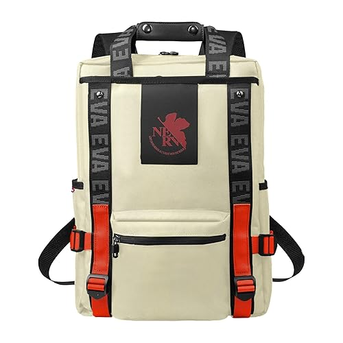 FIREFIRST x RADIO EVA - Evangelion Backpack With Symbol Label - W28×H41×D14(cm) - Beige
