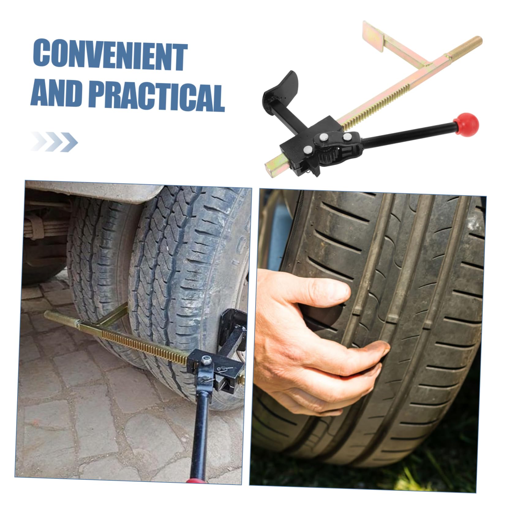 PRETYZOOM Herramienta Vulcanizante Pinchazos para Reparación Manual de Neumáticos de Camión y Motocicleta Expansor Portátil de Hierro Fundido para Montaje Rápido en Reparaciones