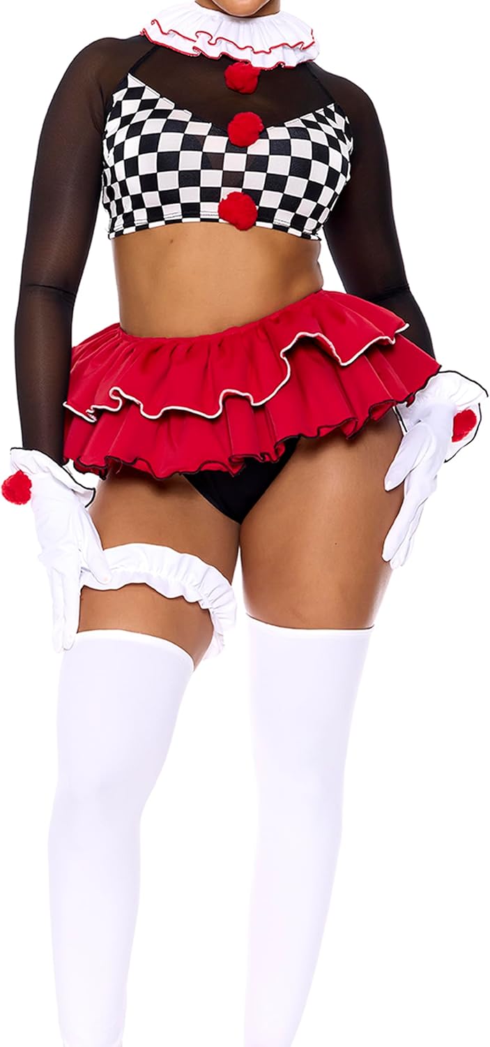 Forplay Women's Clown Around Circus Costume