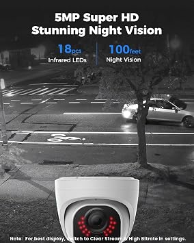 REOLINK 4 pcs PoE Outdoor Home Security Cameras Bundle, 5MP Surveillance, Smart Person/Vehicle/Pet Detection, Timelapse, 100ft IR Night Vision, Up to 512GB SD Card, 2xRLC-520A & 1xRLC-520A 2Pack