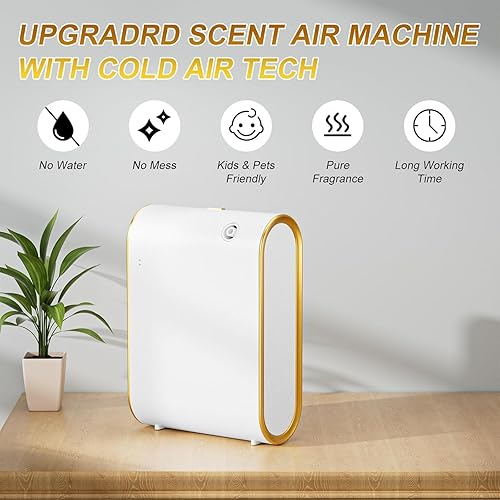 Miniatura 2 de Máquina de aire inteligente de aroma para el hogar, difusor de colección de hotel de 1500 pies cuadrados con tecnología de aire frío, fragancia para