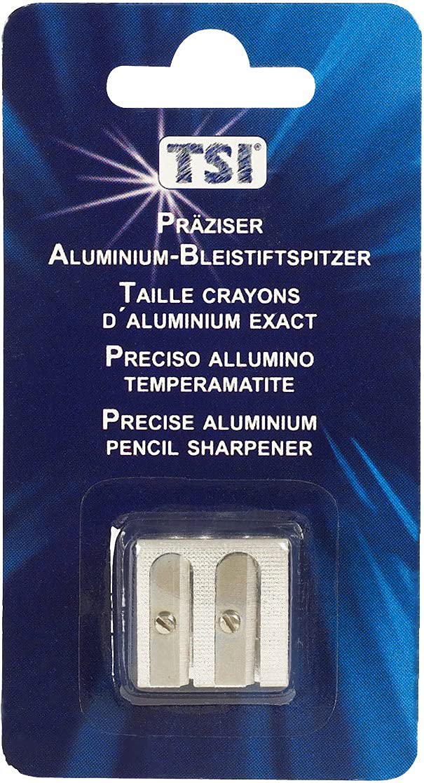 TSI Double Pencil Sharpener Aluminium