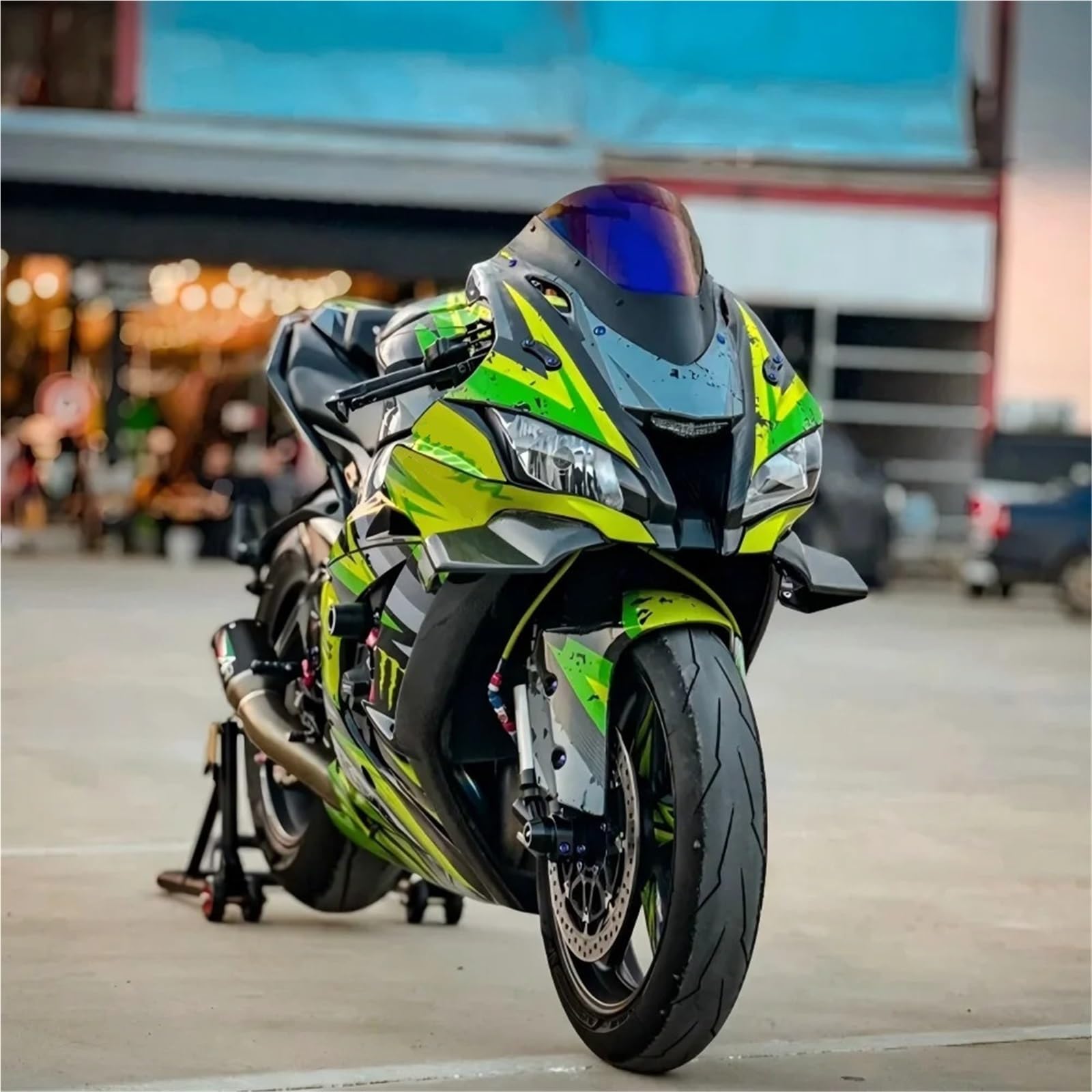 Pasuje do motocykla KAWASAKI ZX-10R 2011-2019 Winglet Side Spoiler Side Wind ABS Front Fairing(ABS Carbon Fiber)