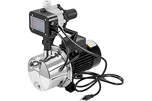 VEVOR 1HP Shallow Well Jet Pump: Enhance Your Irrigation Efficiency