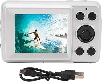 Amazon | 16MPデジタルカメラ、LCDディスプレイ付きコンパクト小型CCD
