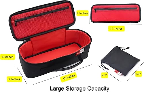 Miniatura 6 de VECAEASY - Bolsa de herramientas pequeña - Bolsa de herramientas de 12" - Bolsa de herramientas reforzada, resistente al desgaste y repelente al