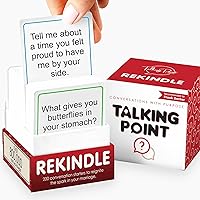 Vista 1 de TALKING POINT CARDS 200 tarjetas de conversación para parejas - Juego de reavivar para preguntas casadas Relaciones a largo plazo Temas divertidos