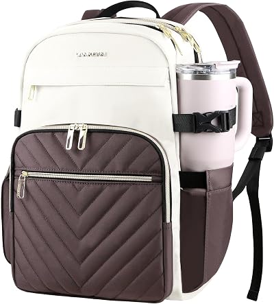 VANKEAN 15.6 Inch Laptop Backpack for Women Large Capacity Waterproof