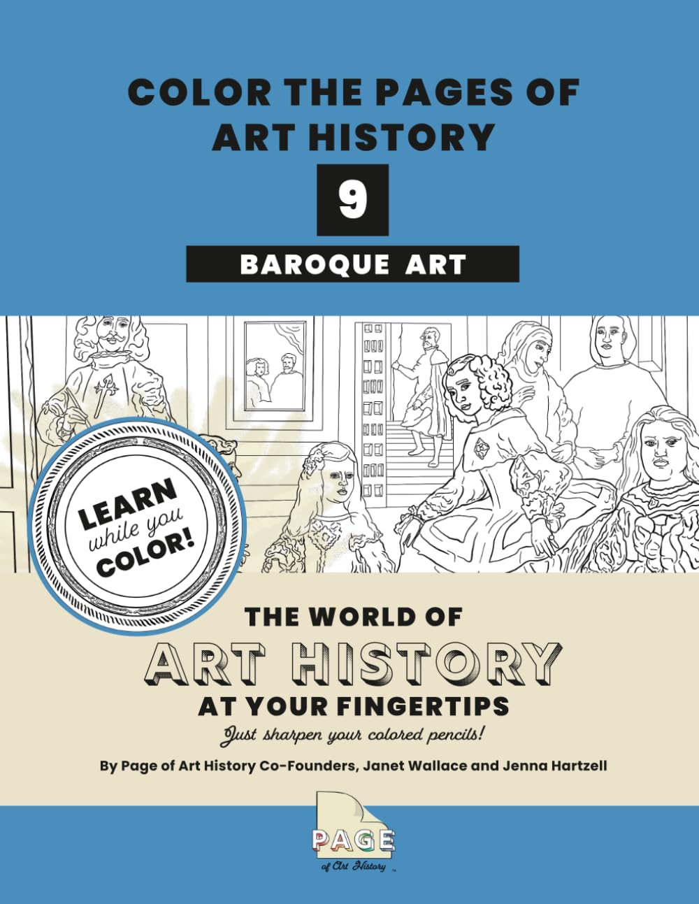 Baroque Art History Coloring Book (Color the Pages of Art History)