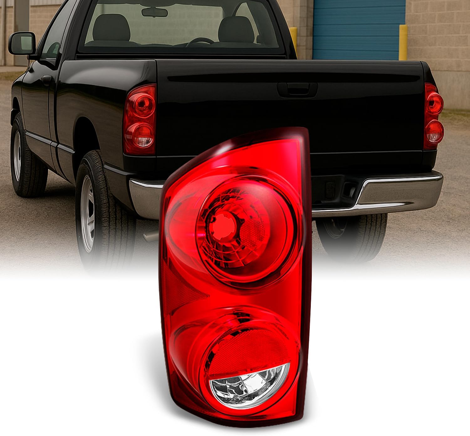 AKKON - For 2007 2008 Dodge Ram 1500 | 2007 2008 2009 Ram 2500 3500 Pickup Truck Driver Left LH Side Taillight