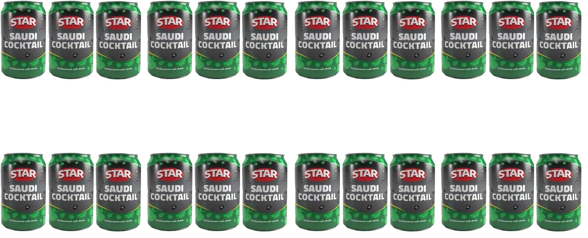 Star Saudi Cocktail Carbonated Soft Drink – Exotic Fruit Mix Flavour, 300ml Can (Pack Of 24)-image-35