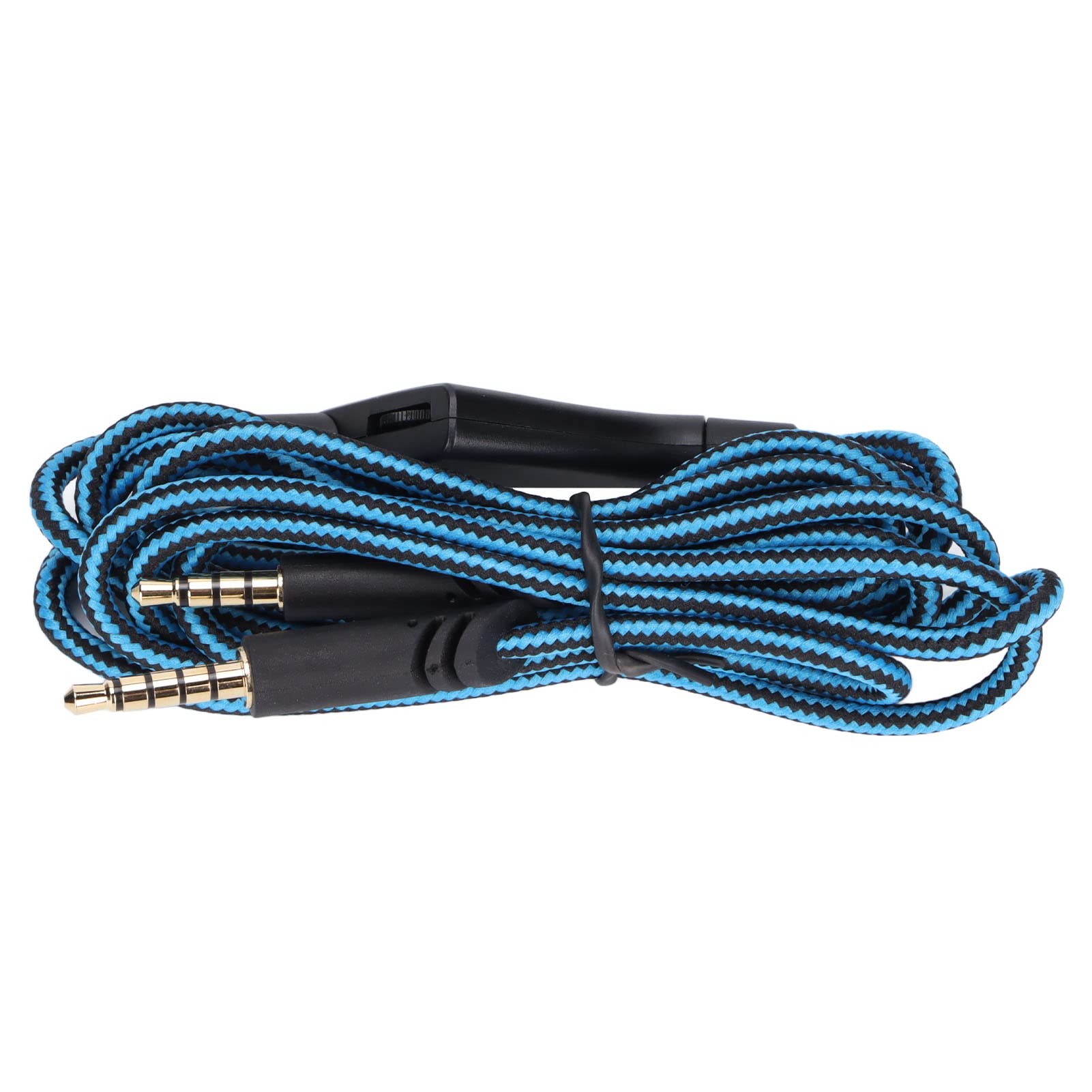 Game Headset Cord Replacement, Corrosion Resistant Replacement Cable Professional Design for A10 A40TR(Volume Control-Blue)