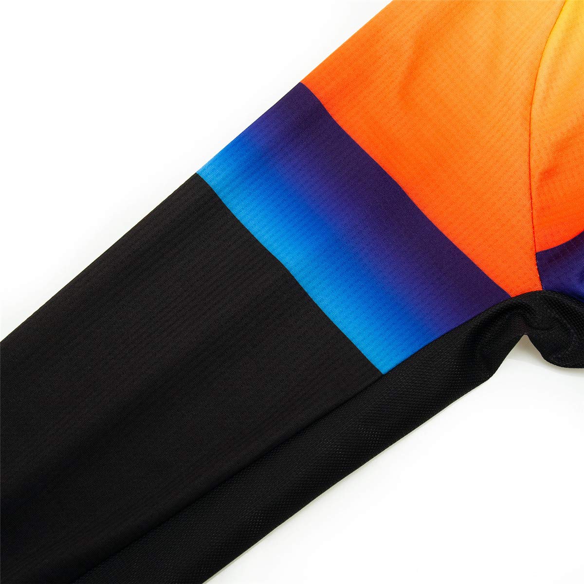 Ciclismo Maglie Uomini Autunno Bicicletta Abbigliamento Manica Lunga MTB Jersey Traspirante Ciclismo Sportswear - arancione - XXL petto 116/122 cm