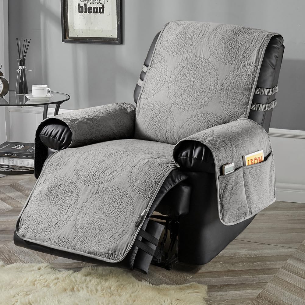 STONECREST Non Slip Recliner Chair Cover Cotton Pre