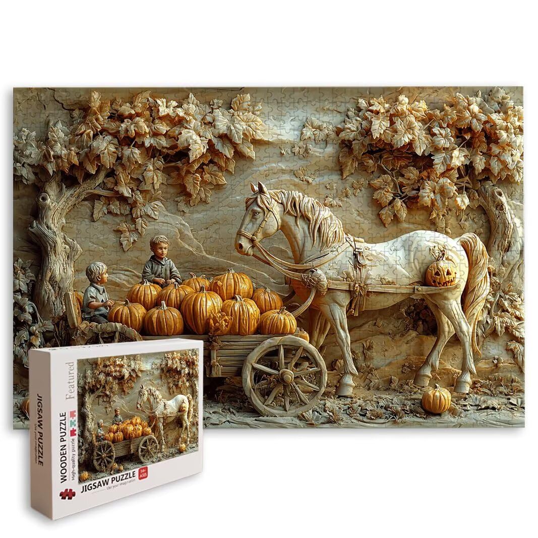 Puzzle 2000 Pezzi, Puzzle Cavallo, Misura: 100x71cm, Regalo Donna -8759