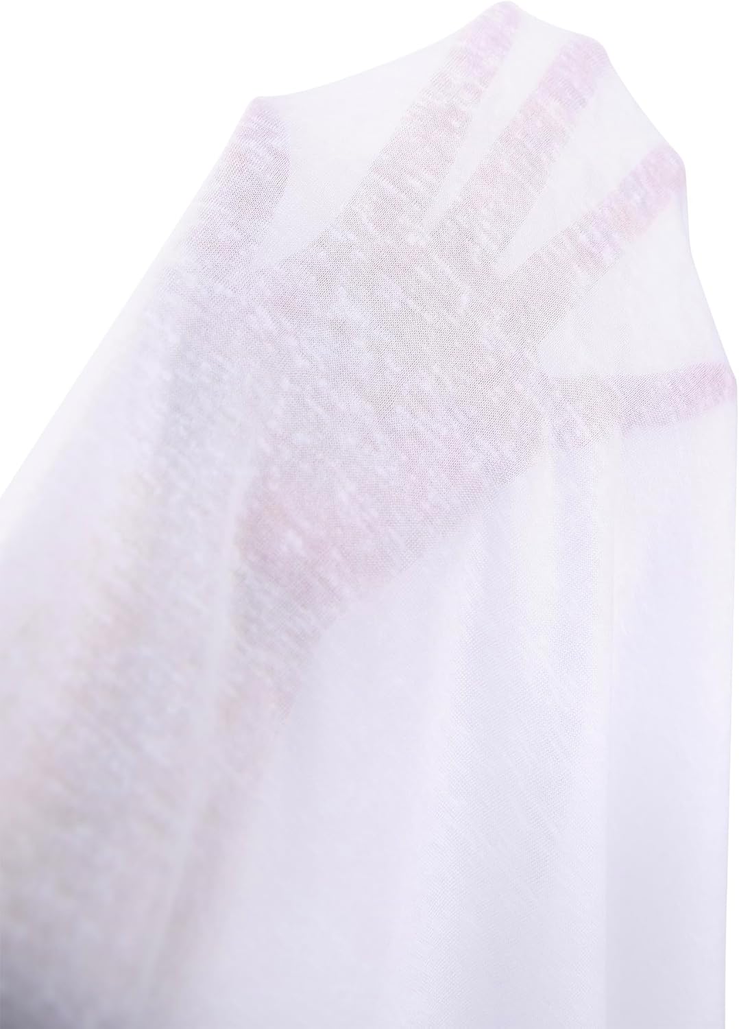 Hilinker Women's Sheer Mesh Long Sleeve Top V Neck See Through T Shirt with Pocket - Image 6