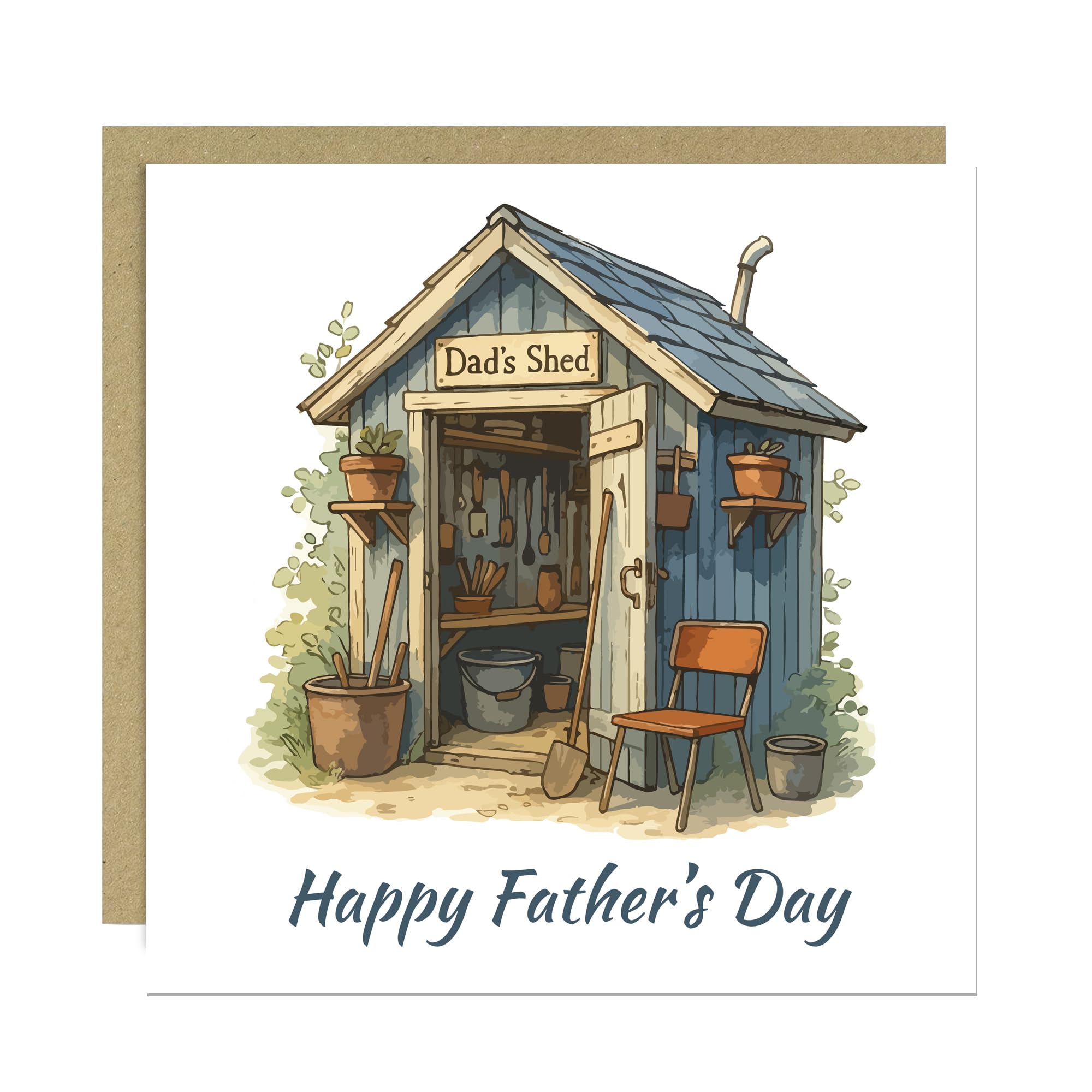 RED OCEAN Cute Fathers Day Card For Dad Grandad From Granddaughter Grandson Kids Fathers Day Cards With Envelope Cards For Grandad Dad Daddy