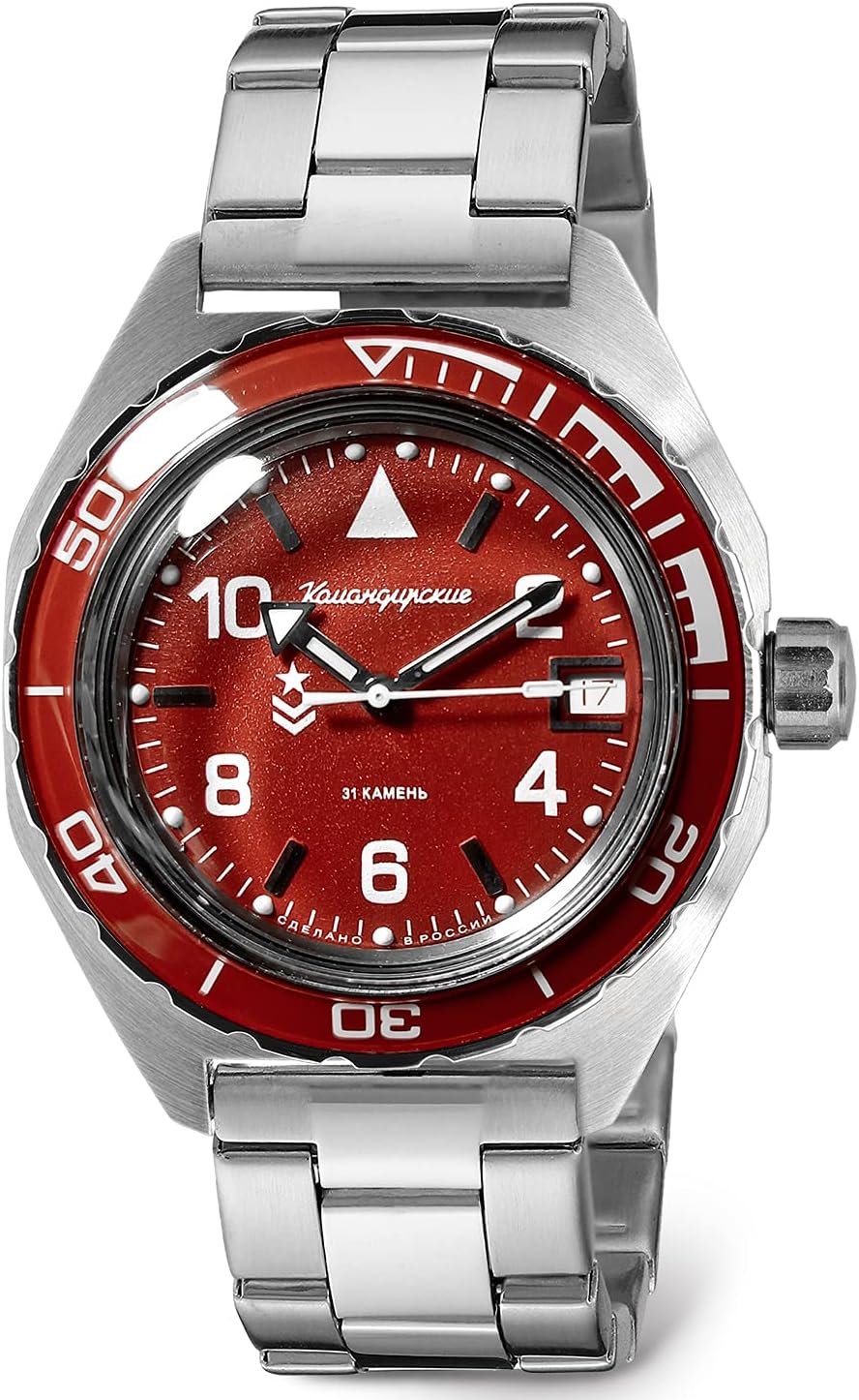 | Komandirskie 650841 Automatic Mechanical Self-Winding Diver Wrist Watch