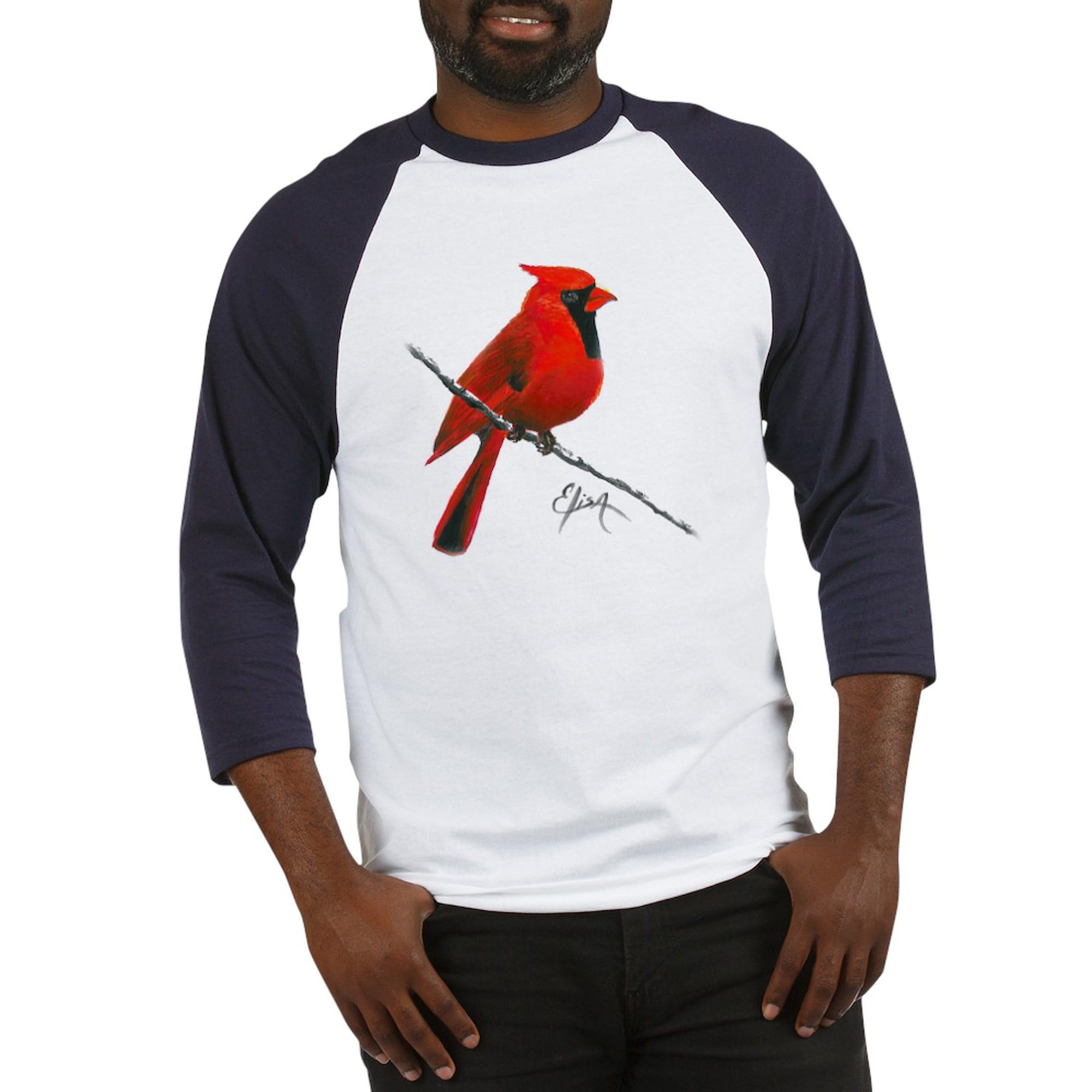 CafePress Cardinal (2) Baseball Jersey Cotton Baseball Jersey, 3/4 Raglan Sleeve Shirt
