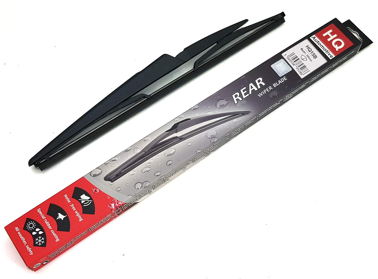 HQ AUTOMOTIVE Rear Wiper Blade | Fits: VOLVO XC70 MK1 Aug.2004-Jul.2007, Aug.2002-Jul.2004, XC90 Oct.2002-Jul.2006, V70 MK2 Aug.2003-Jul.2007 | model: HQ15B