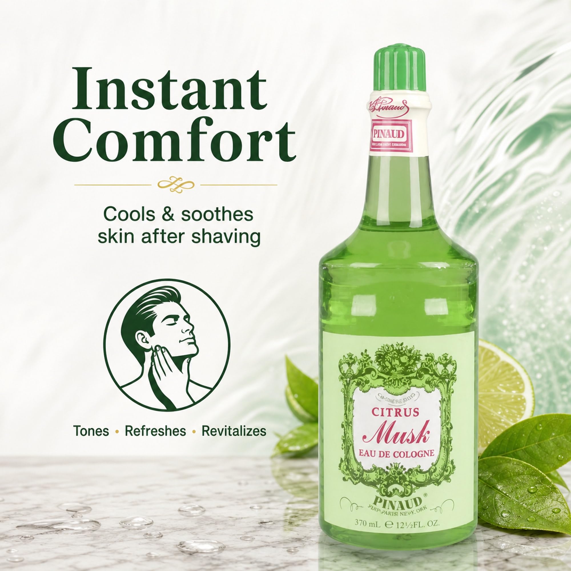 Clubman Pinaud Acqua di Colonia Citrus Musk - 370 ml