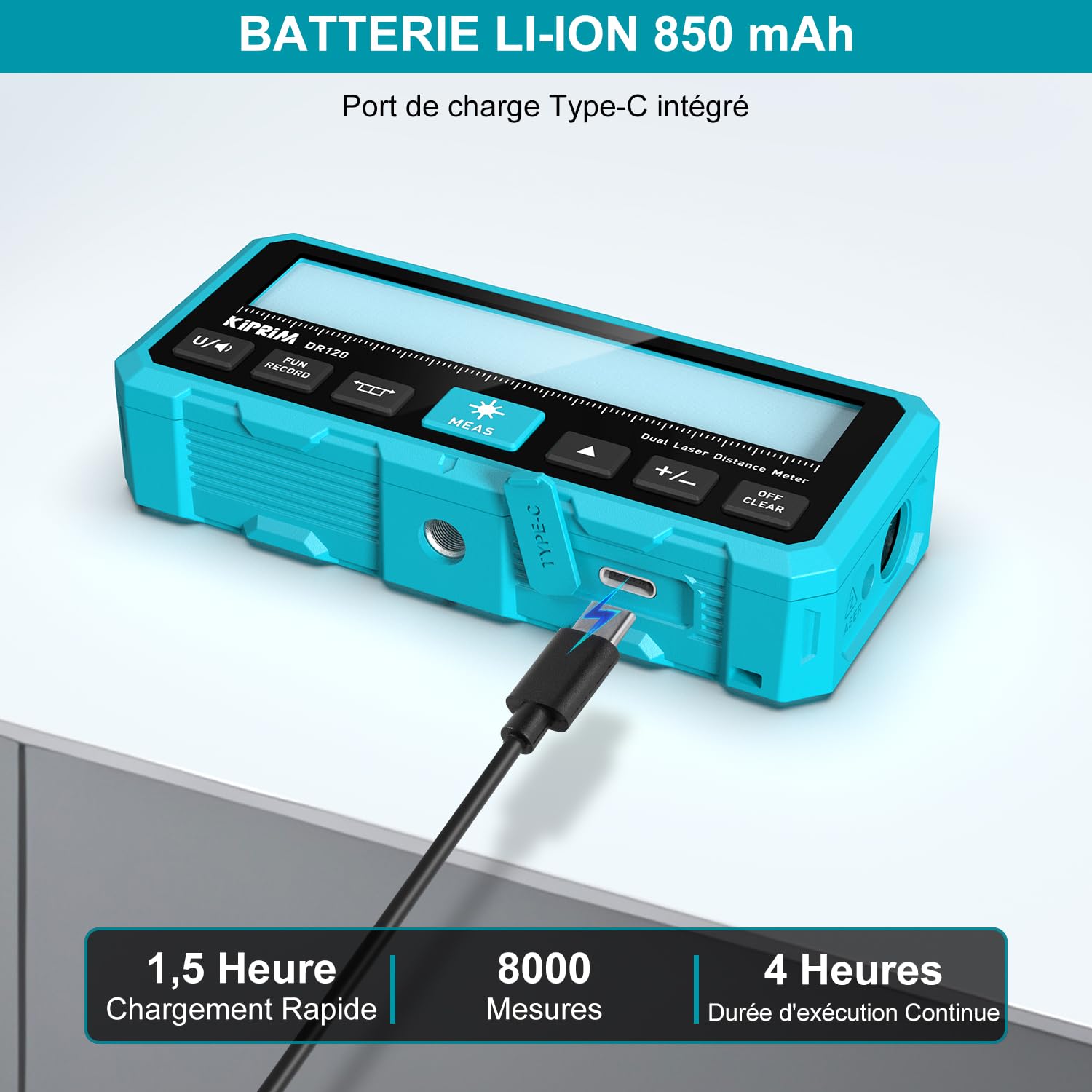 Télémétre Laser Double Kiprim LDE