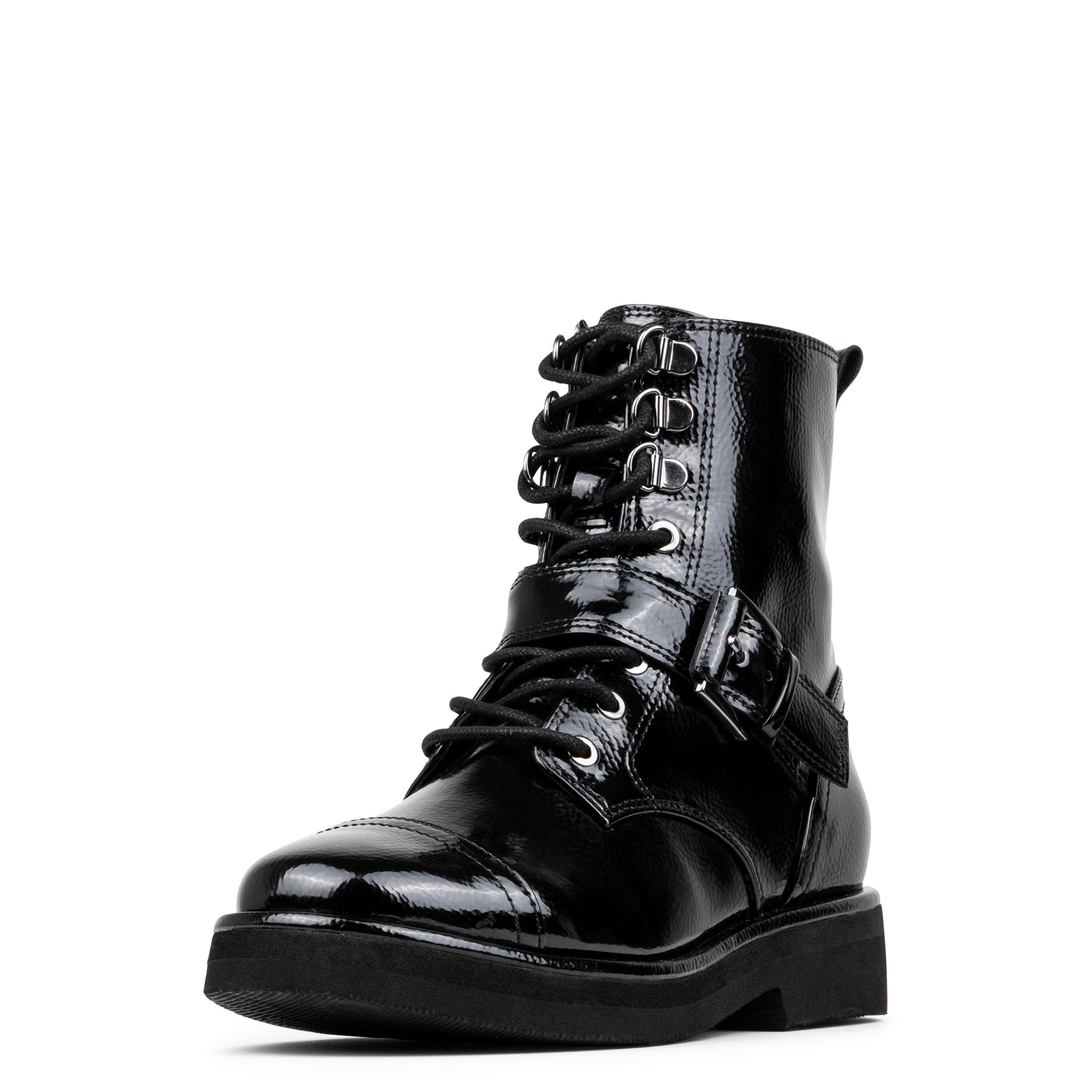 Donald J Pliner Womens Lowla Combat Boot