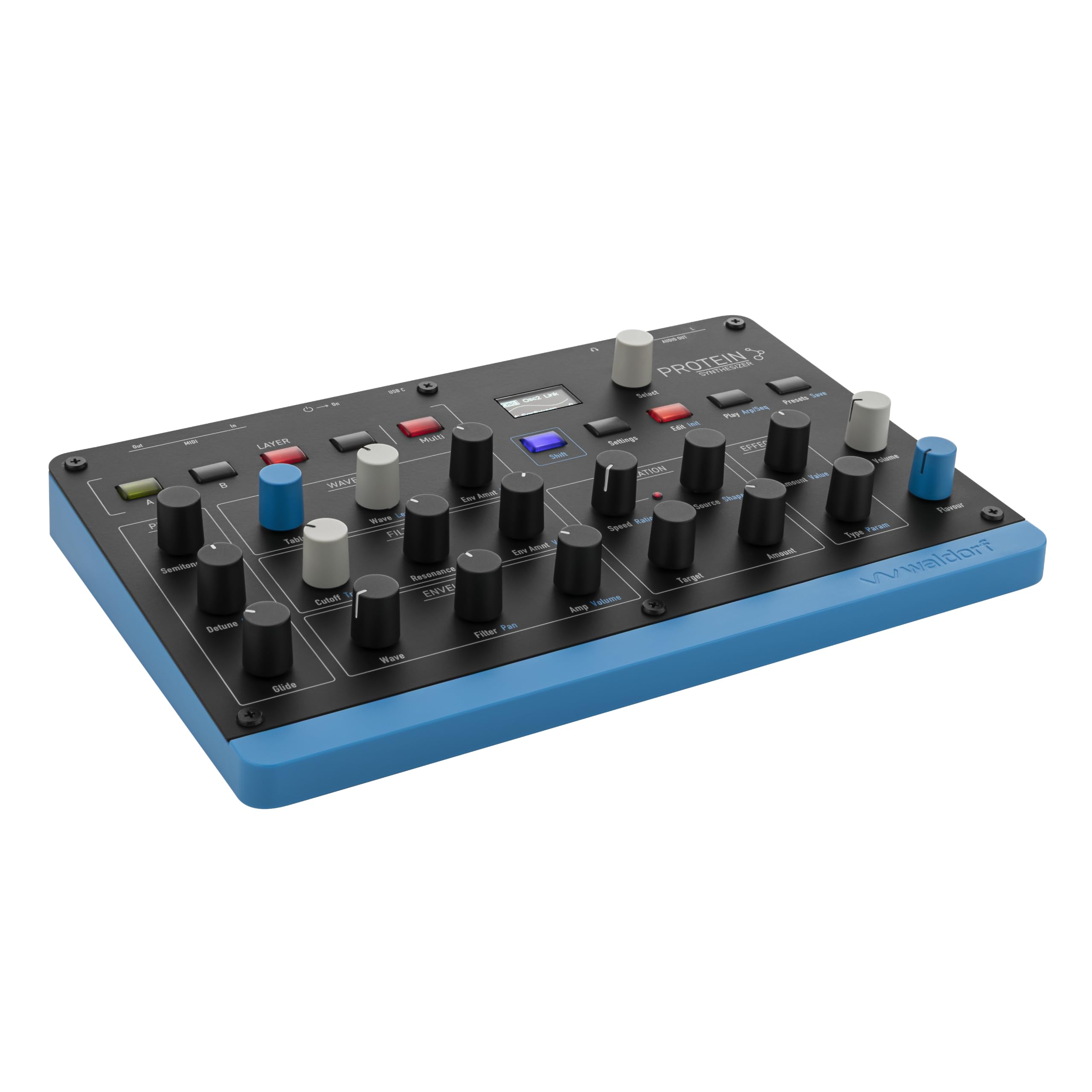 Amazon.com: Waldorf Protein - 8 Voice Wavetable Synth with ASIC
