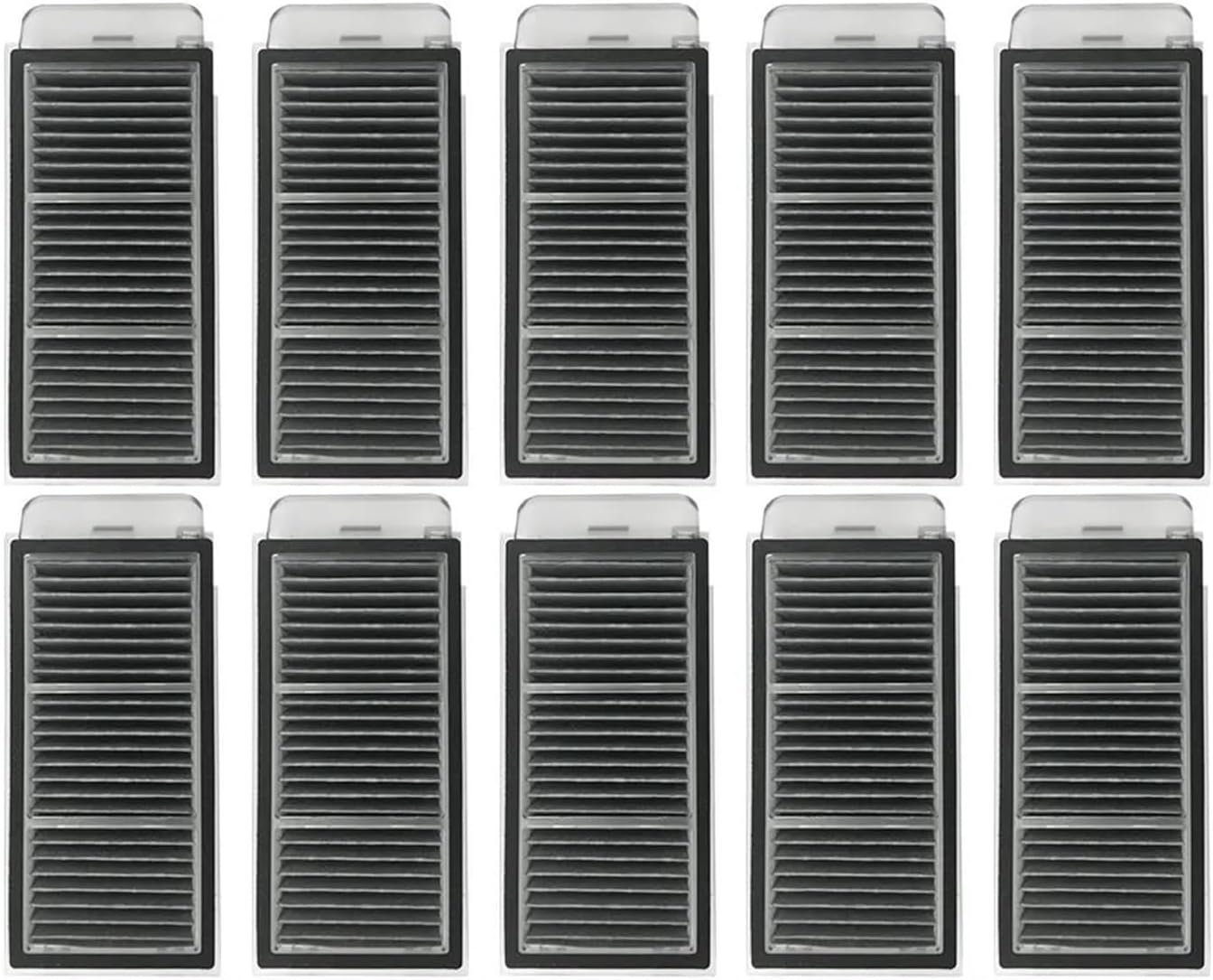 spare Side Brush, HEPA Filter, Dust Bag, Compatible For Mova Mobius 60, Robot Vacuum Cleaner Replacement Part(HEPA Filter 10pcs)