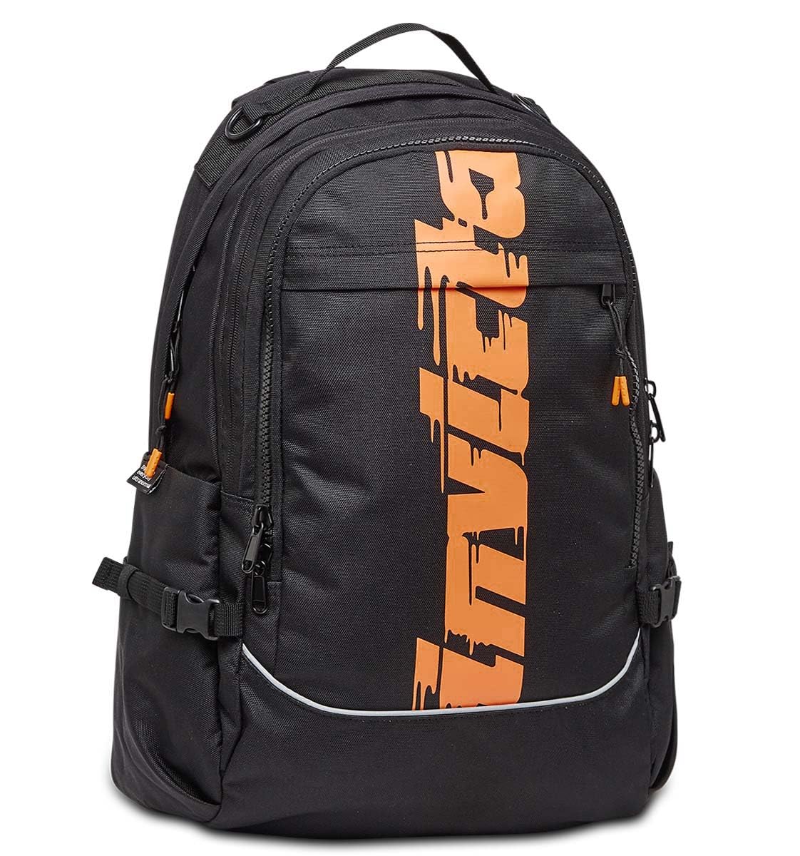 Invicta Zaino ACT PLUS, Nero, Tasca porta pc, Per ragazzi, Ragazze e adulti, Scuola, Tempo libero