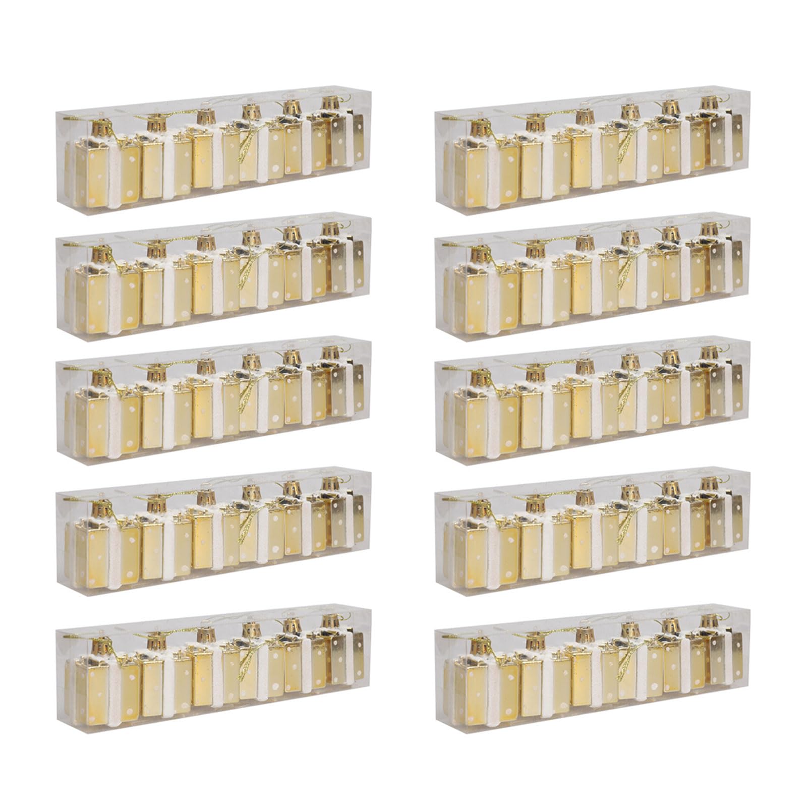 Buxuaaaa Festival Miniature Hanging Gifts Boxes Assorted Miniature Gifts Box Tree Hanging Decorations for Festival Season Parties Decors