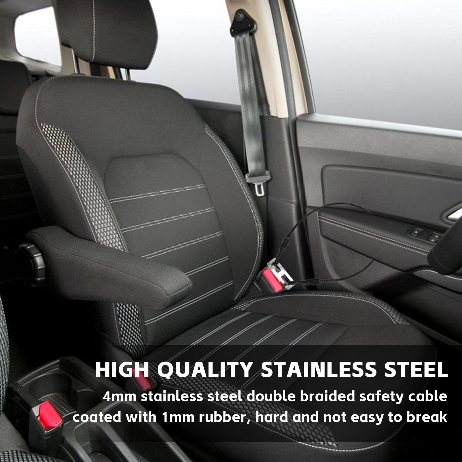 BORDEAG 2 Pièces Accessoires Antivol Camping-Car, 60 Cm Protection Antivol Camping-Car, Protection Anti-Effraction, pour Camping-Cars, Voitures, Camionnettes, Camions
