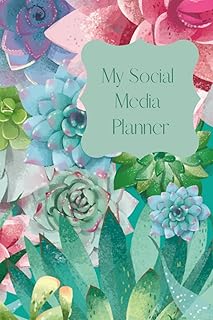 Ladies 6 Month Social Media Tracker/Planner-Handy 6"x9" Purse Size: Beautiful calendar to track your social media marketing or blogs for 6 months. ... just staying in contact with your audience!