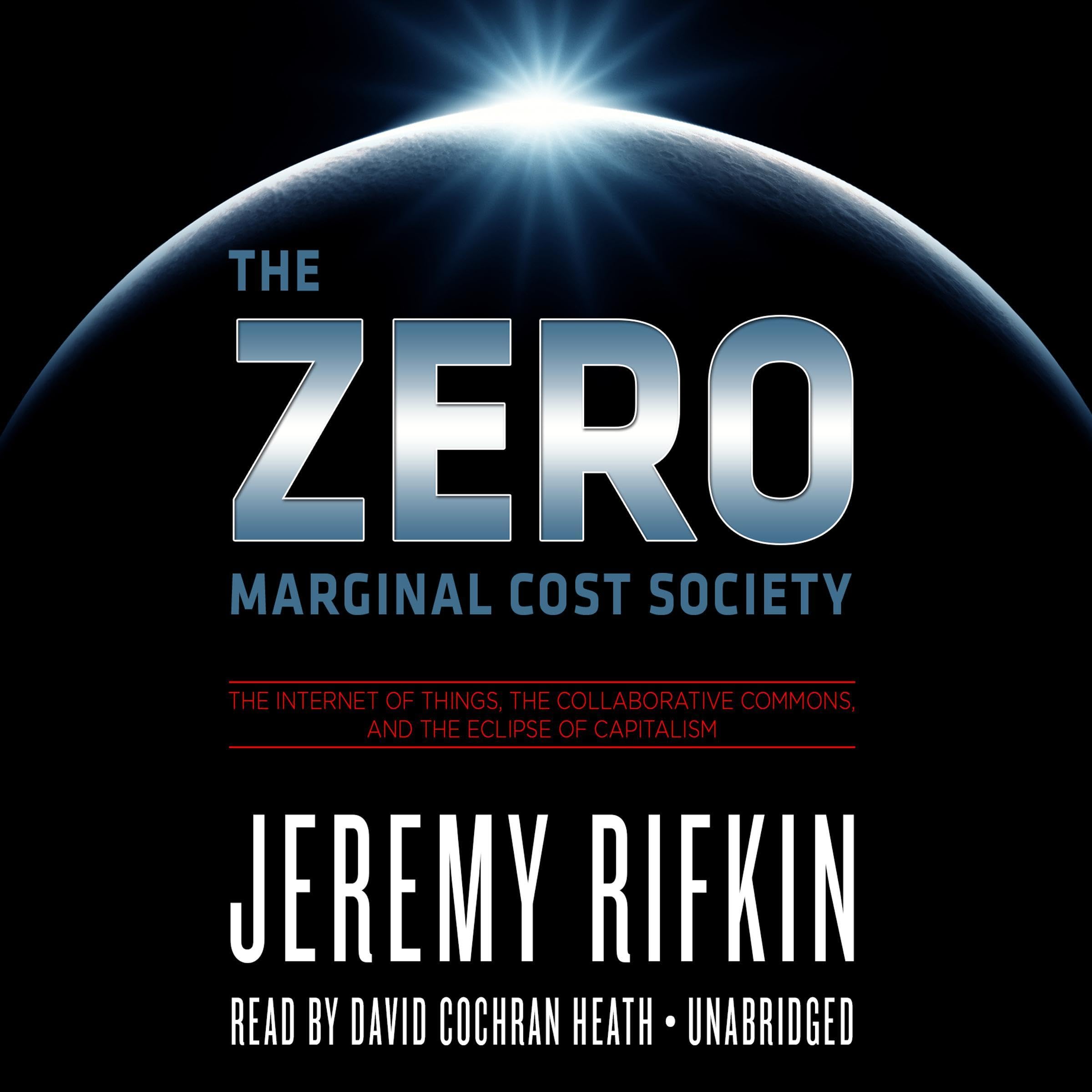 Cover art for The Zero Marginal Cost Society