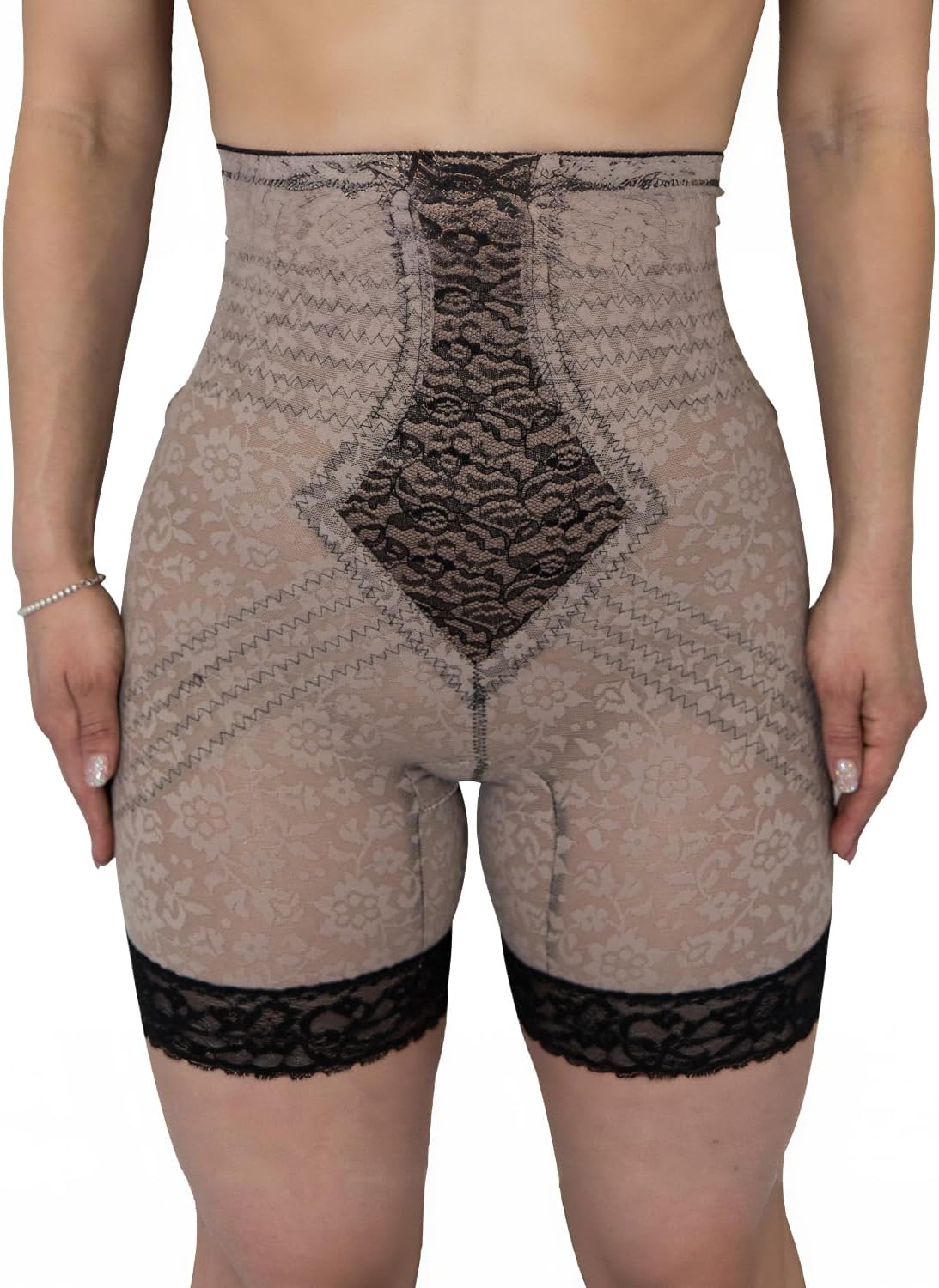 High Waist Lace Thigh Slimmer with Extra Firm Support by Rago