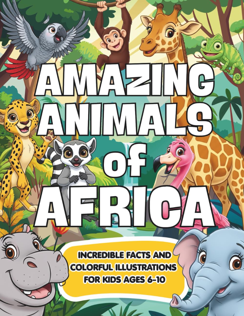 Amazing animals of Africa: African Animals for Kids: Incredible Facts and Colorful Illustrations to Discover Africa’s Most Amazing Wildlife for Ages 6–10 (Amazing Animals of the World)