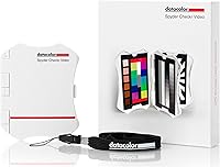Vista 1 de Datacolor Spyder Checkr Video - Herramienta de color de video con tarjeta de patrón de color pendiente de patente que aprovecha cómo se procesa