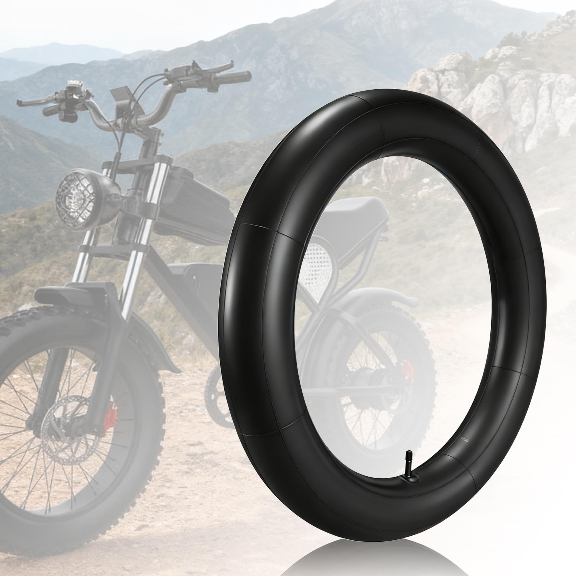 Photo 1 of YAORISE 20x4.0 Thickened Tire Tube for Ridstar Q20 Series, TST R002/R002S, Super73 S1/S2/R/Z1/ZX Adventure Series, for Qlife Spark,Butyl Rubber Fat Tire Replacement, Electric Dirt Bike Parts