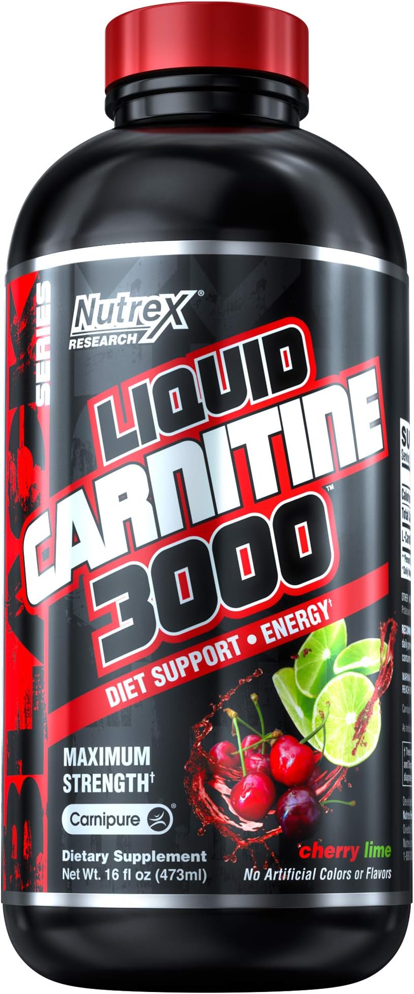 Nutrex Research Liquid Carnitine 3000, 473 ml, Cherry Lime