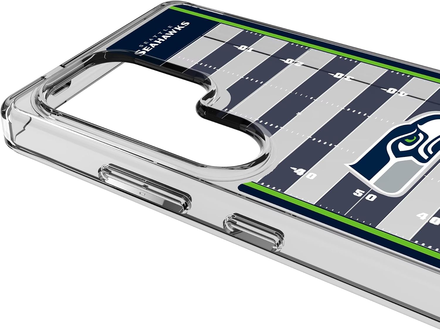 Keyscaper Seattle Seahawks Galaxy Clear Field Design Case